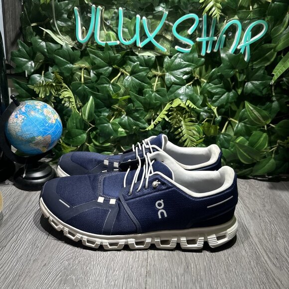 Mens On Cloud 6 New Generation blue/white sneakers running shoe Sz 13 main image 8
